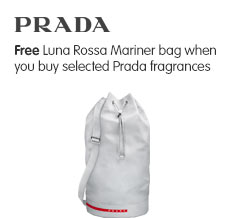 Free Luna Rossa Mariner bag when you buy selected Prada fragrances
